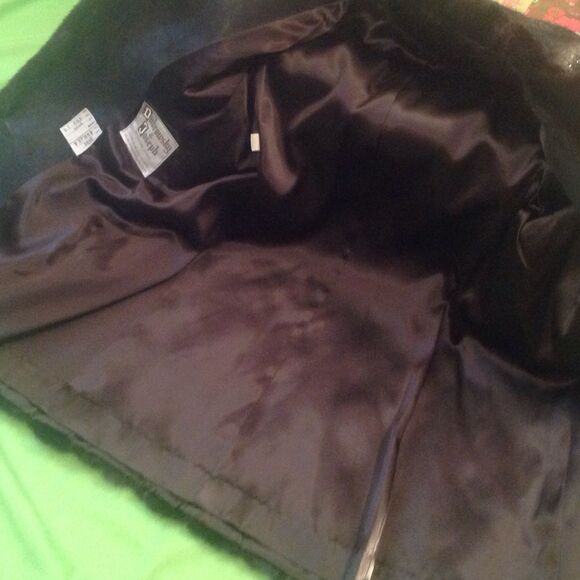 VINTAGE Dubrowsky & Joseph faux fur coat size 14? - Picture 5 of 8